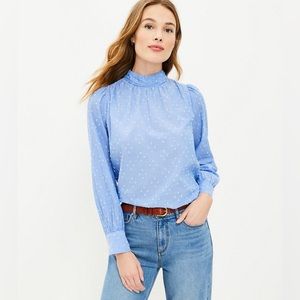 LOFT Blue Blouse